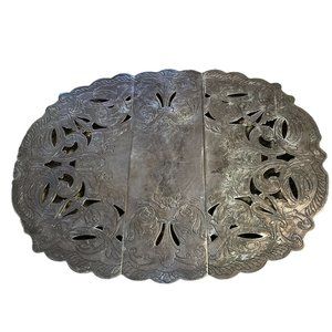 Vintage Poole Silver-plate Adjustable Footed